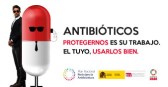 Banner Antibióticos. Protegernos es su trabajo. El tuyo, usarlos bien        